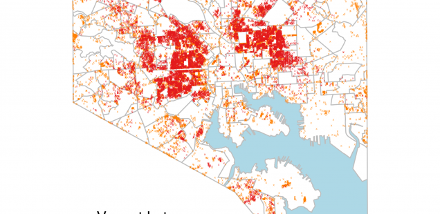 Visualizing Baltimore 2: Vacant Property and Some More Crime